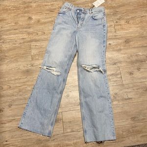 Zara wide leg jeans